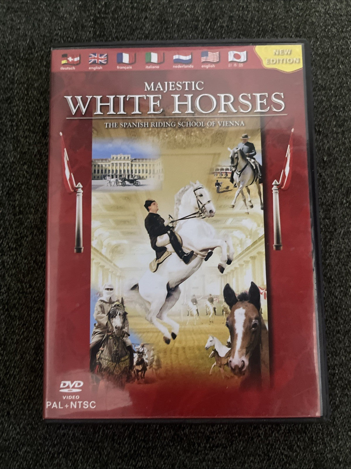 Majestic White Horses DVD PAL+NTSC New Edition Spanish Riding School Vienna